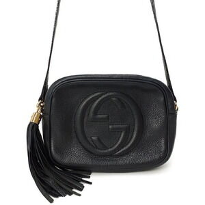 Gucci Soho Leather Disco Pebbled Crossbody Bag